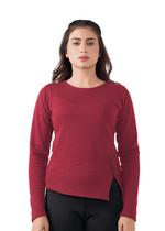 Warm Whisper Shirt - Maroon