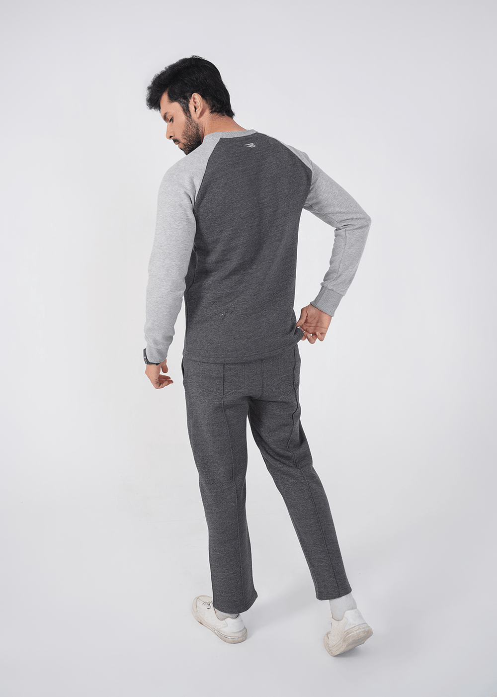Rhythm Track Suit - Charcoal/Heather Grey