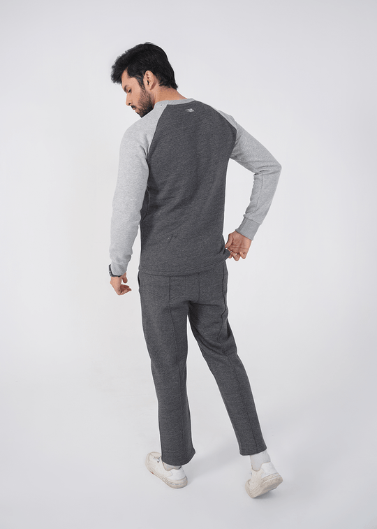 Rhythm Track Suit - Charcoal/Heather Grey