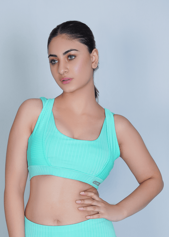 Classic Vent Sports Bra - Blue