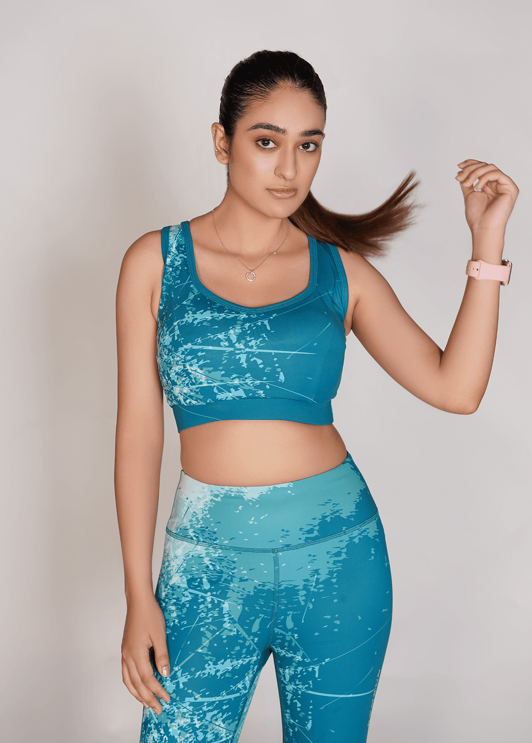Pro-Fit Sublimated Sports (Sports Bra + Legging) - Blue