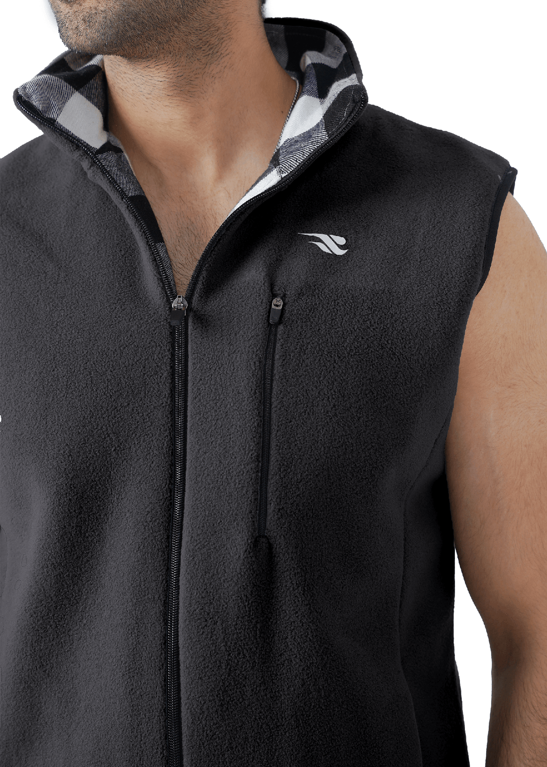 Comfy Polar Vest - Charcoal