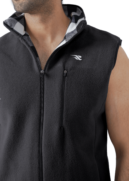 Comfy Polar Vest - Charcoal