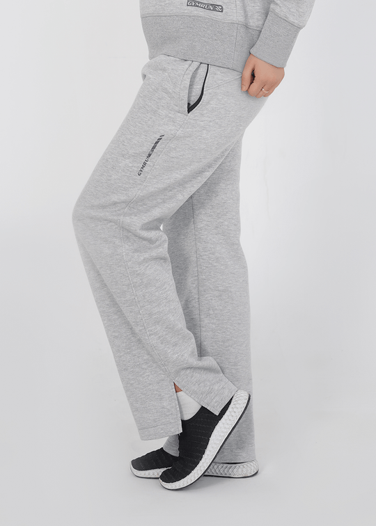 Supreme Wide Leg Trouser - Heather Grey