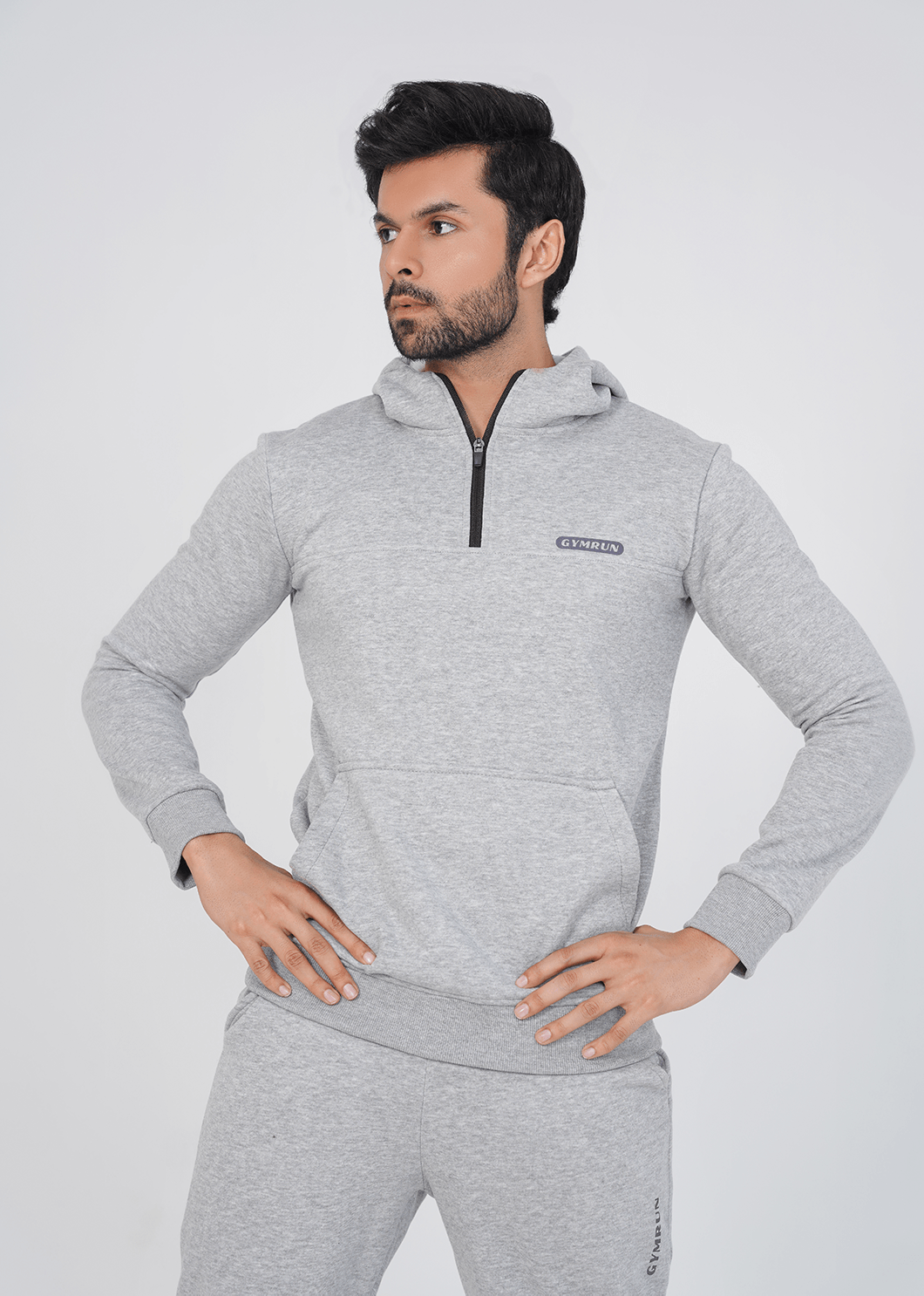 Performance Track Suit - Heather Grey