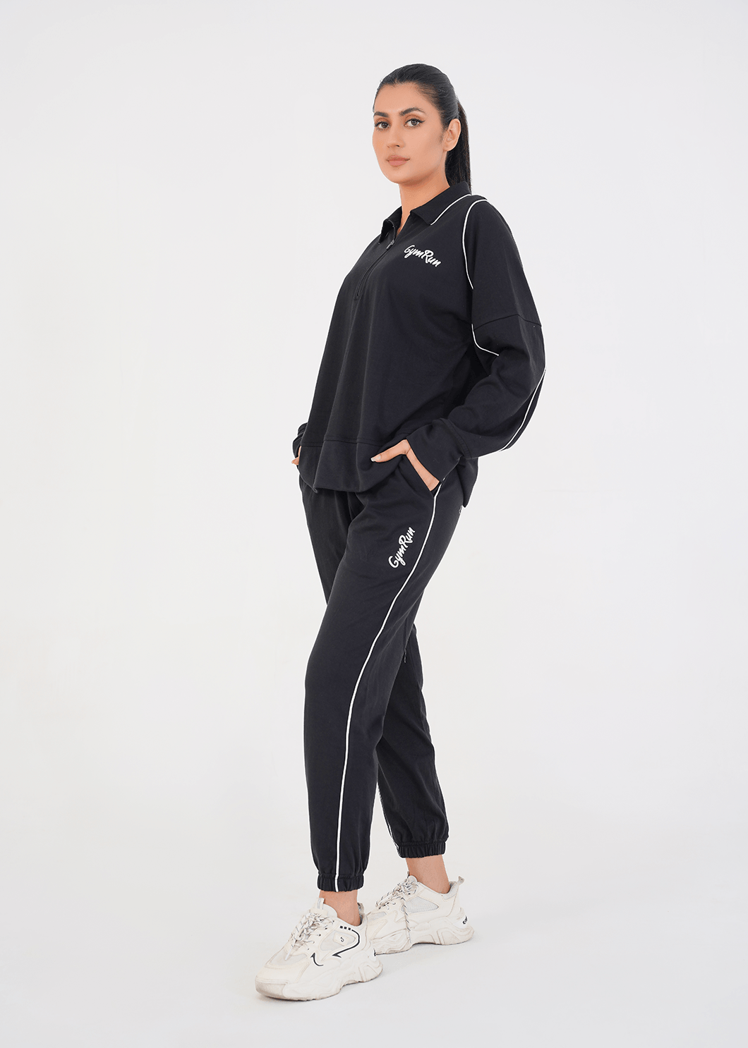 Ease Flex Track Suit - Black
