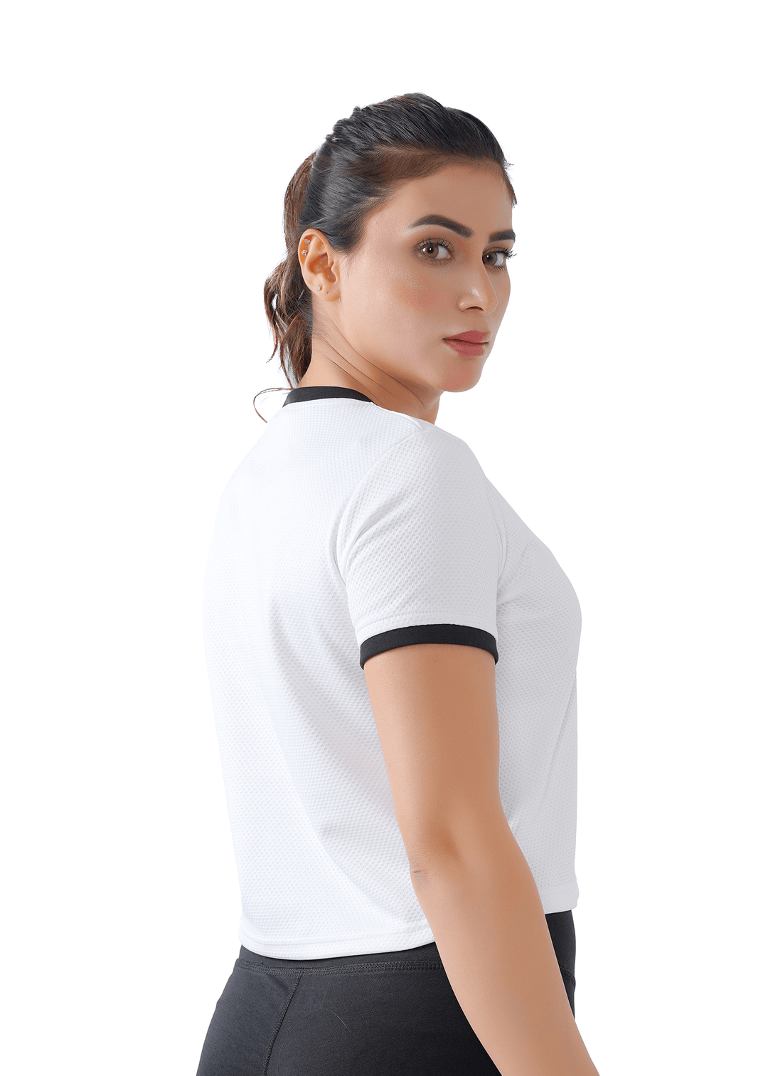 Warm Vibes Crop - White