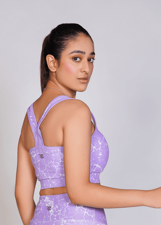 Pro-Fit Sublimated Sports Bra - Voilet