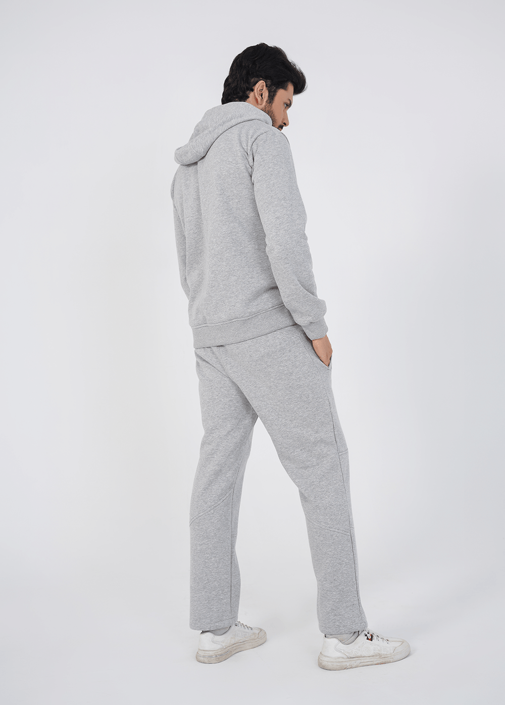 Crest Track Suit - Heather Grey