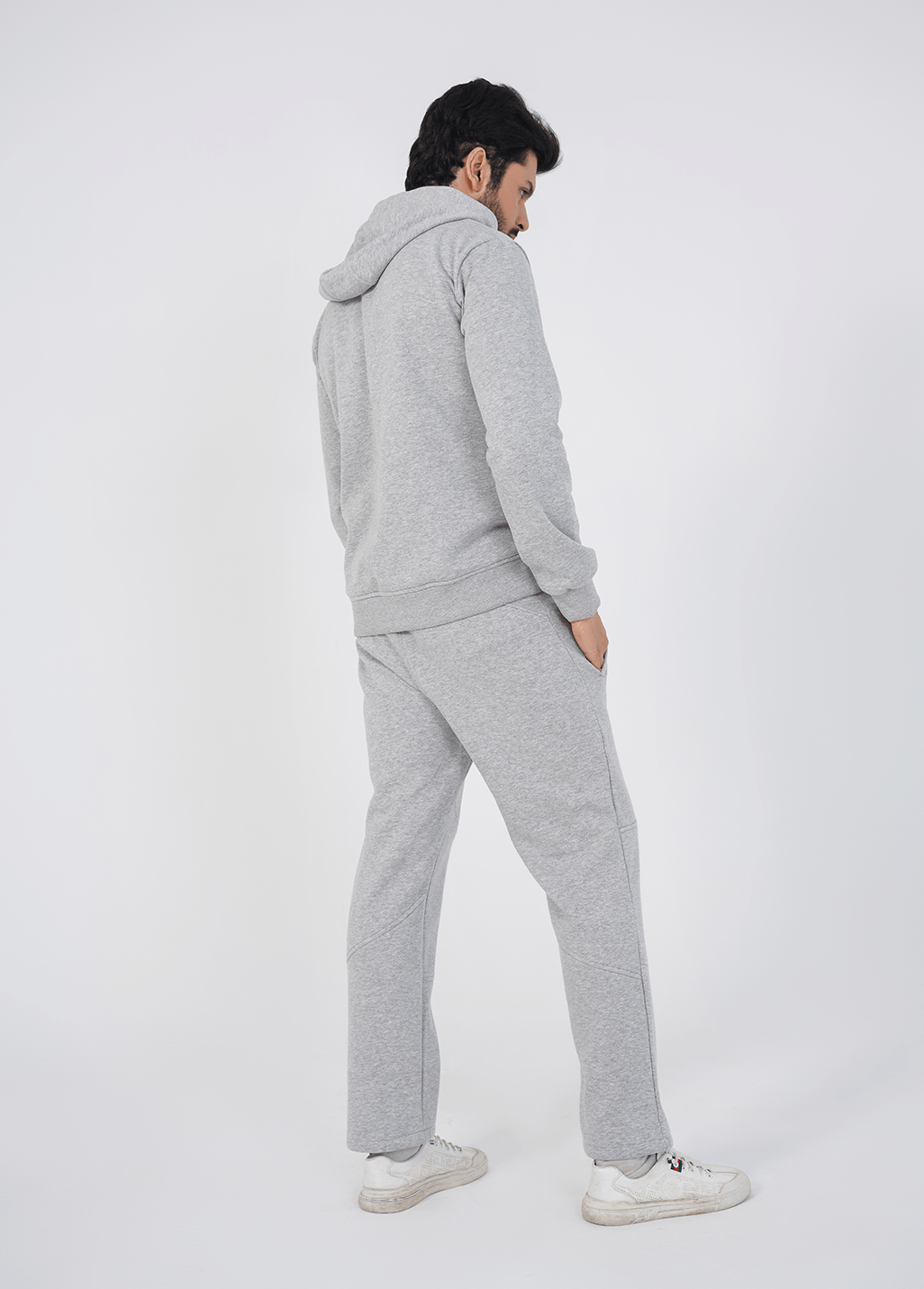 Crest Track Suit - Heather Grey