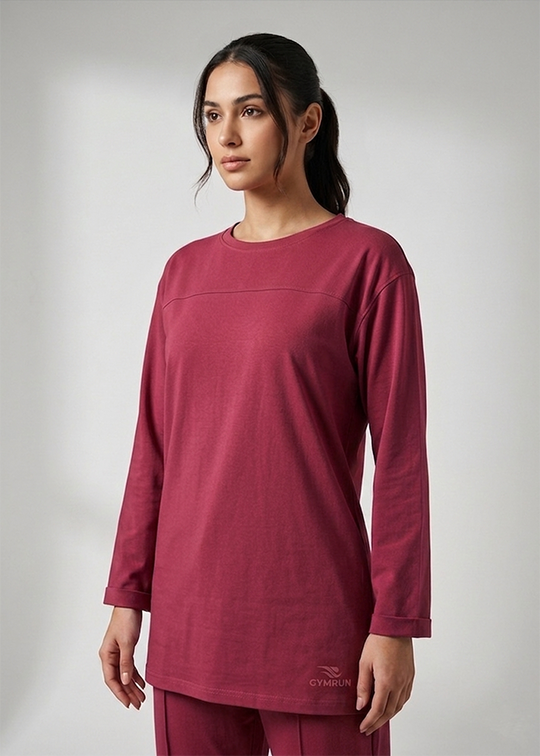Urban Modesty Shirt - Maroon