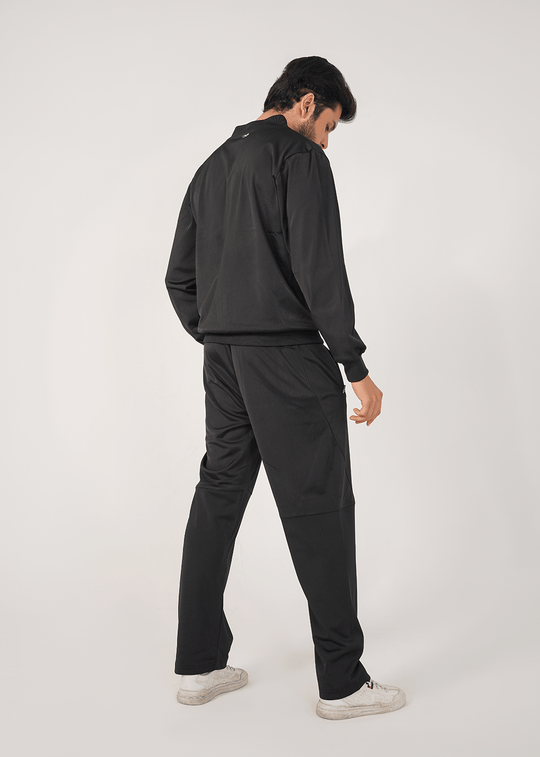 Motion Tricot Track Suit - Black