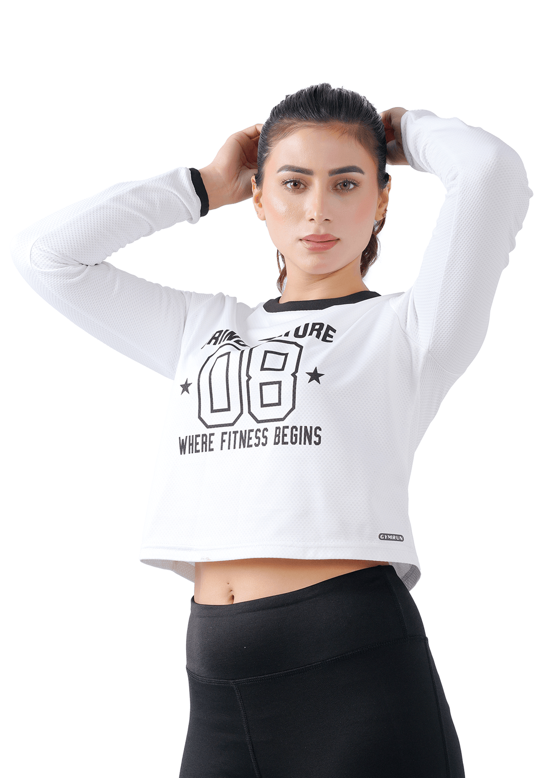 Warm Vibes Full Sleeves Top - White