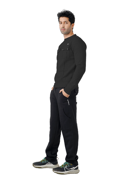Soft Nest Fleece Shirt - Black