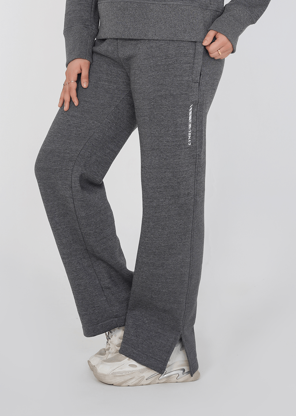 Supreme Wide Leg Trouser - Charcoal