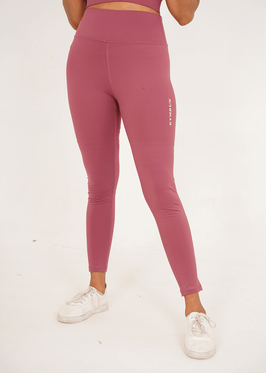 Ladies' Seamless Leggings - Tea Pink