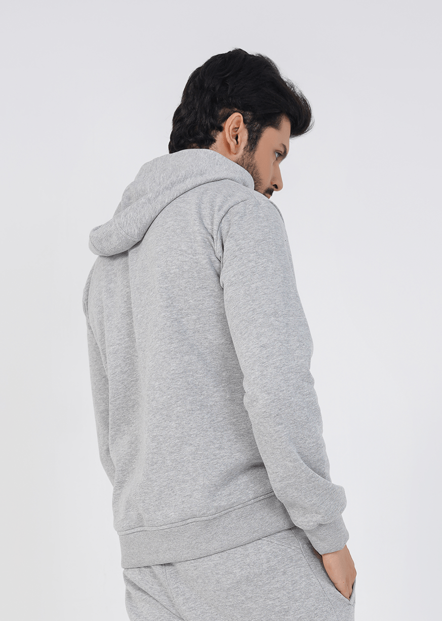 Crest Hoodie - Heather Grey