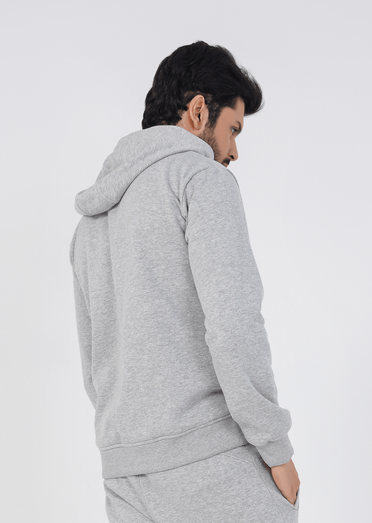 Crest Hoodie - Heather Grey