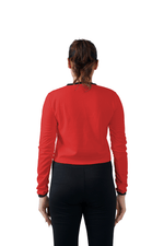 Warm Vibes Full Sleeves Top - Red