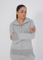 Supreme Hoodie - Heather Grey