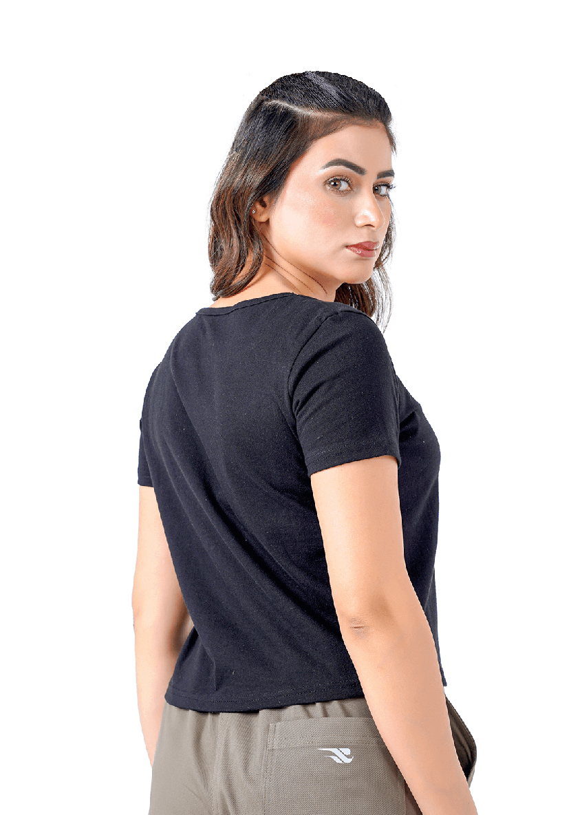 Open Aura Top - Black