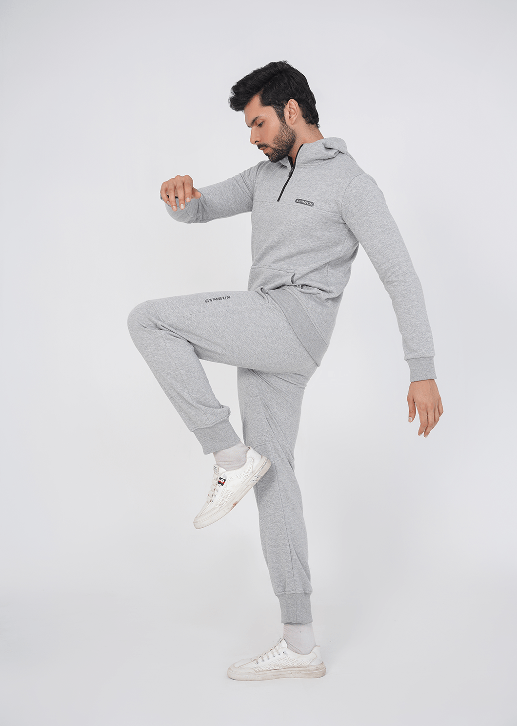 Performance Track Suit - Heather Grey