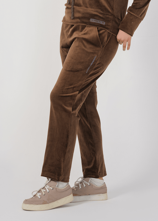 Ribbed velvet Trouser - Brown