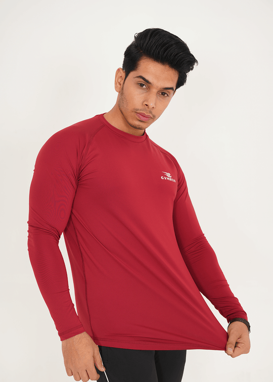Hybrid Full Sleeve Shirt - Maroon