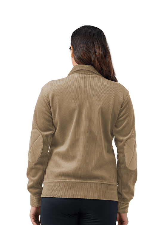 Velvet Ridge Cord Jacket - Beige