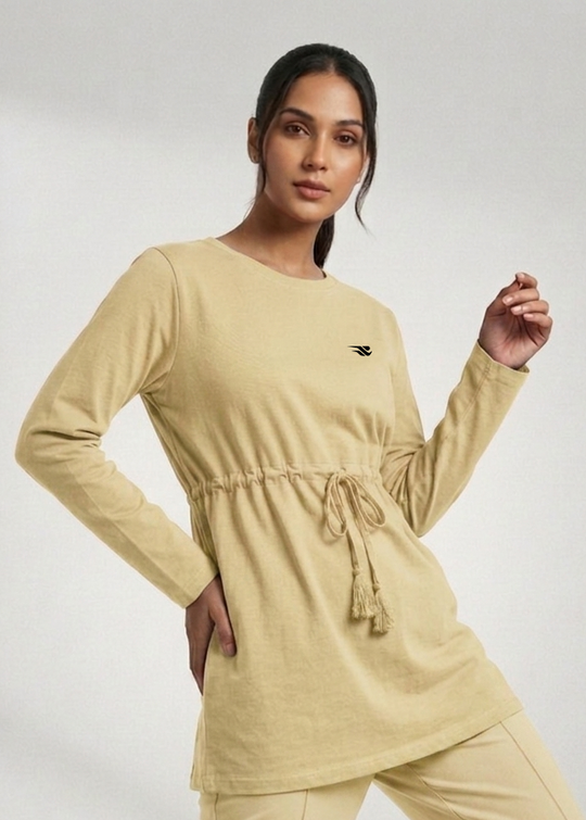 Comfy Oversized Top - Yellow