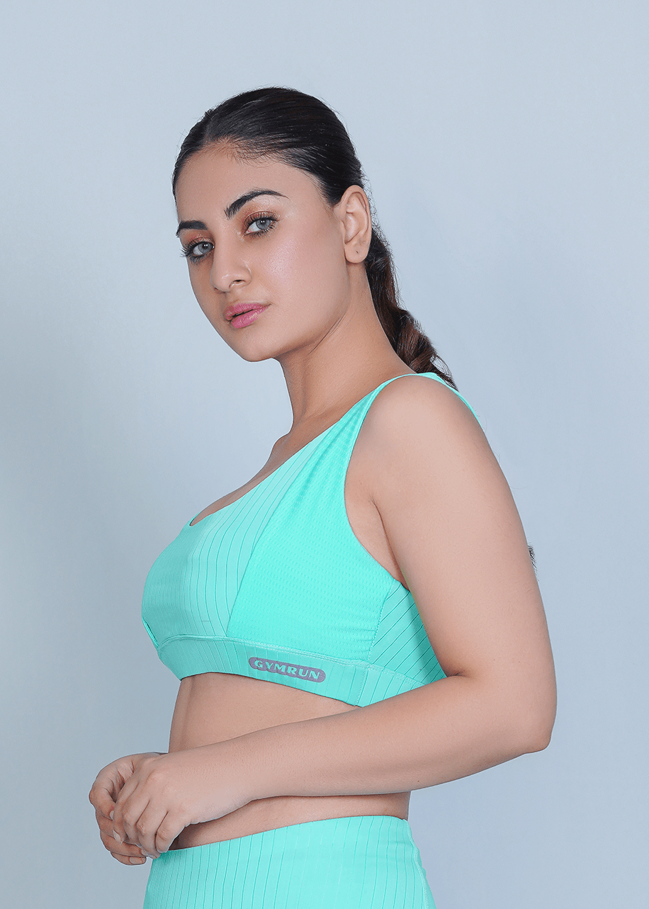 Classic Vent Sports Bra - Blue