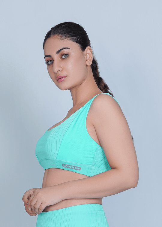 Classic Vent Sports Bra - Blue