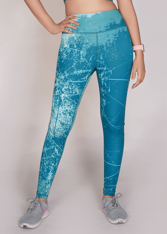 Pro-Fit Sublimated Sports legging - Blue