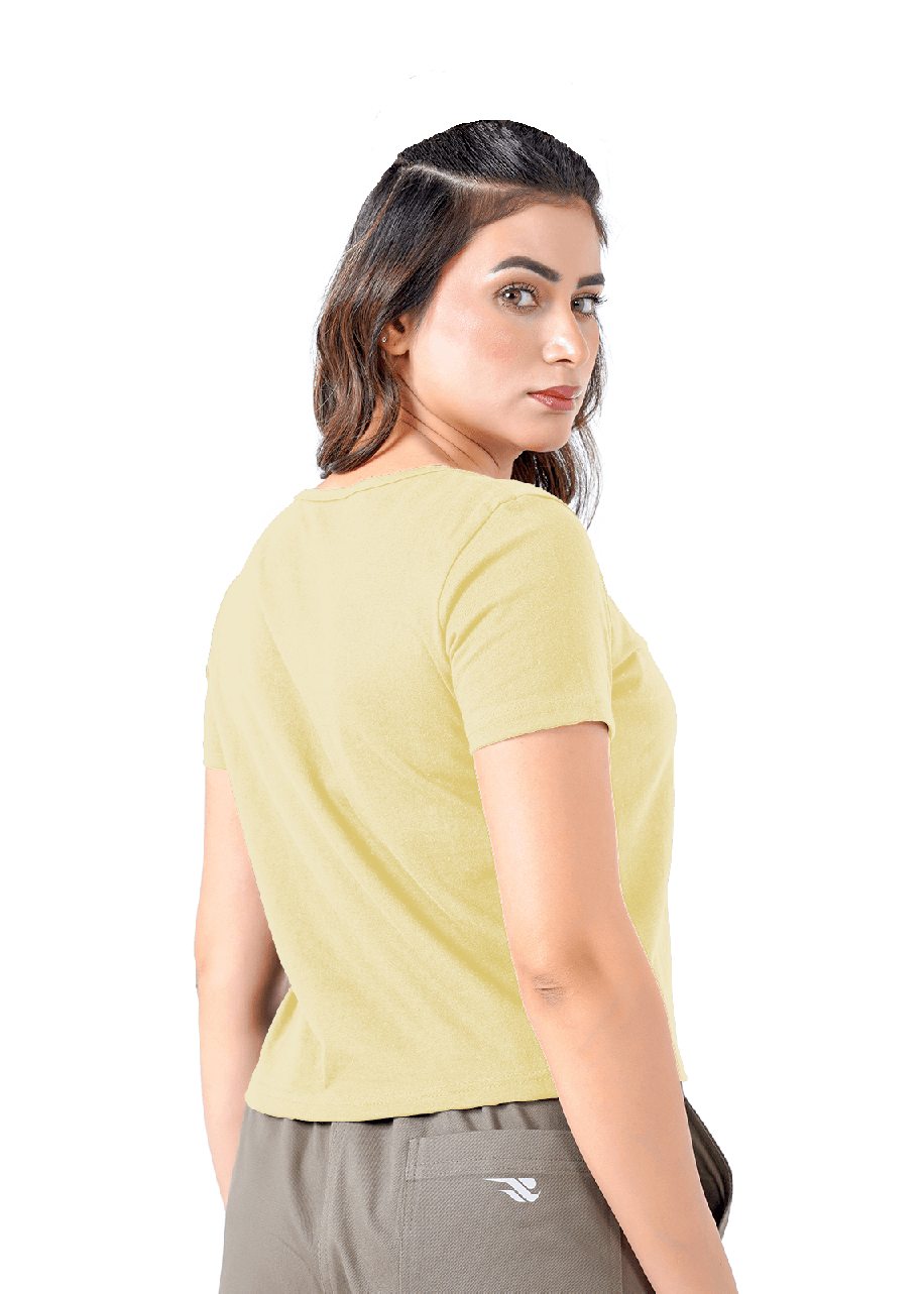 Open Aura Top - Lemon