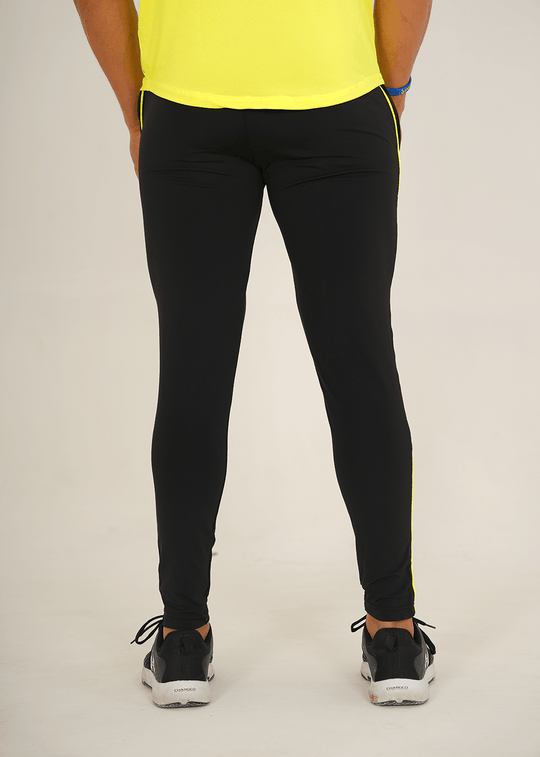 Pro-Fit Men's Performance Trousers - Black Neon