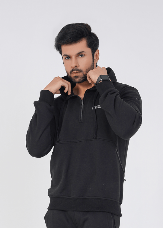 Crest Hoodie - Black