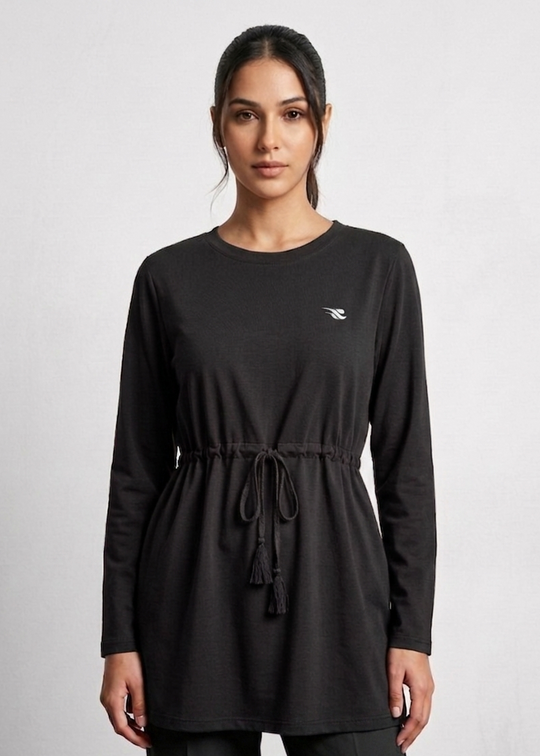 Comfy Oversized Top - Black