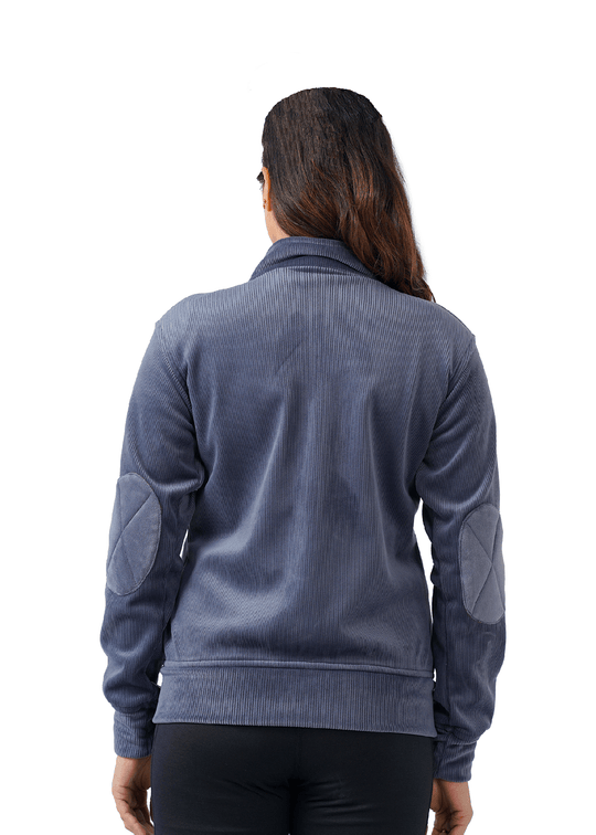 Velvet Ridge Cord Jacket - Grey