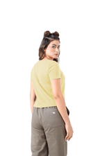 Open Aura Top - Lemon