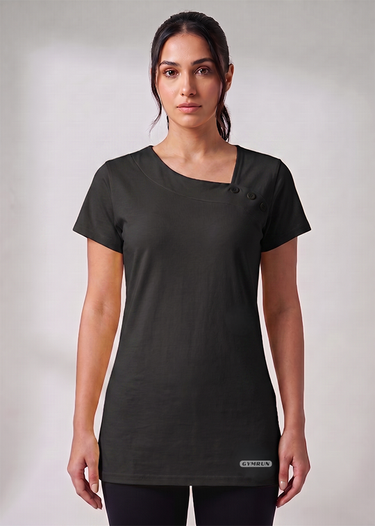 Elara Softline Top - Black