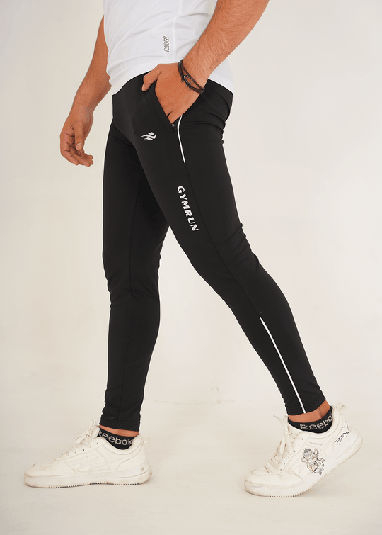 Pro-Fit Men's Performance Trousers - Black White