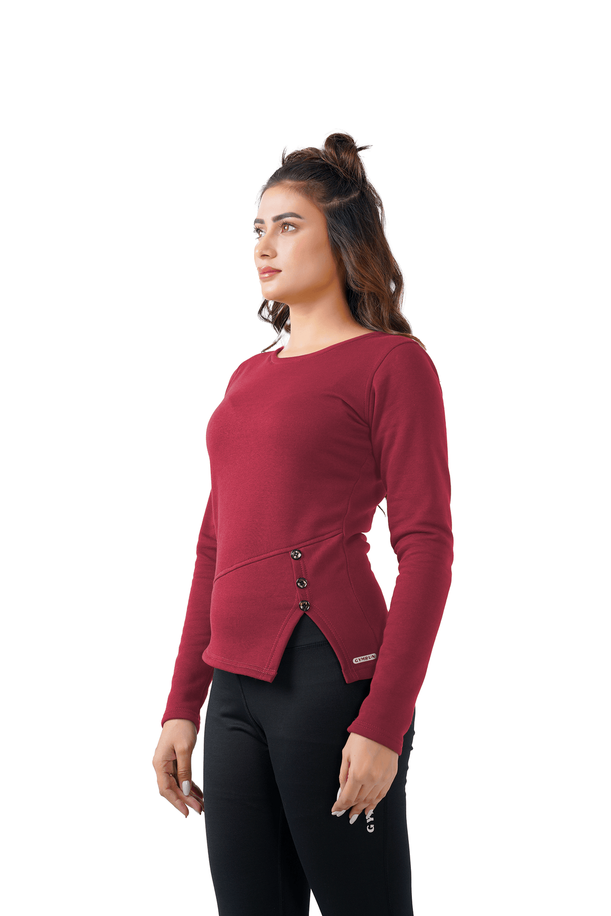Warm Whisper Shirt - Maroon