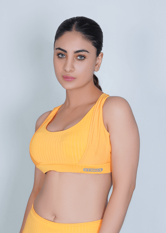 Classic Vent Sports Bra - Yellow