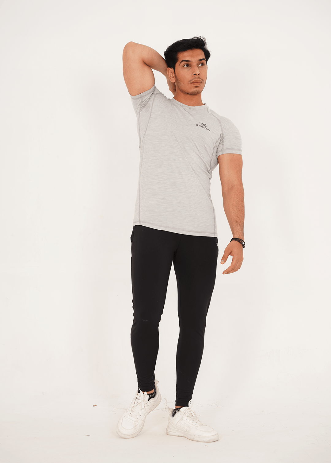 Ultimate Compression Shirt - Light Grey Milange