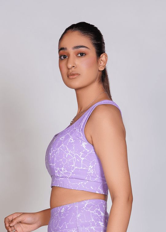 Pro-Fit Sublimated Sports Bra - Voilet