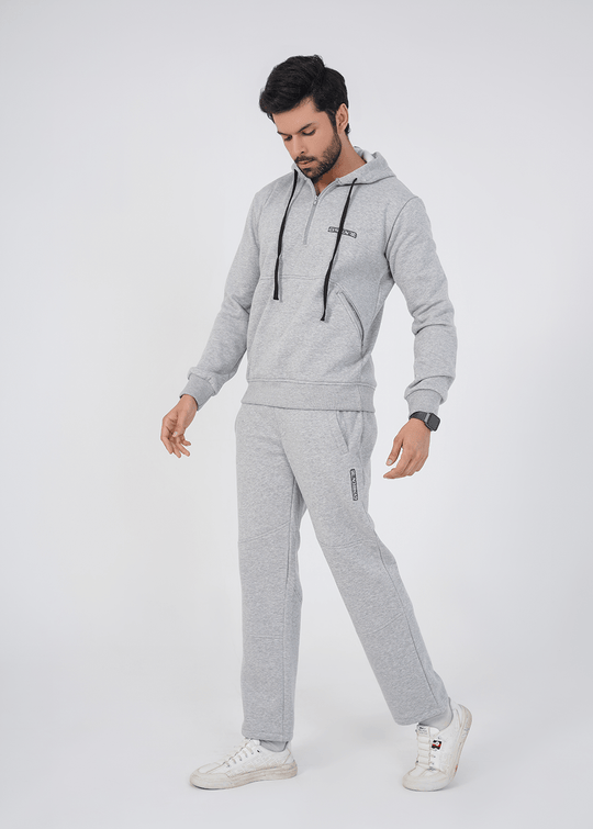Crest Track Suit - Heather Grey