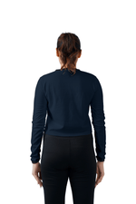 Warm Vibes Full Sleeves Top - Navy