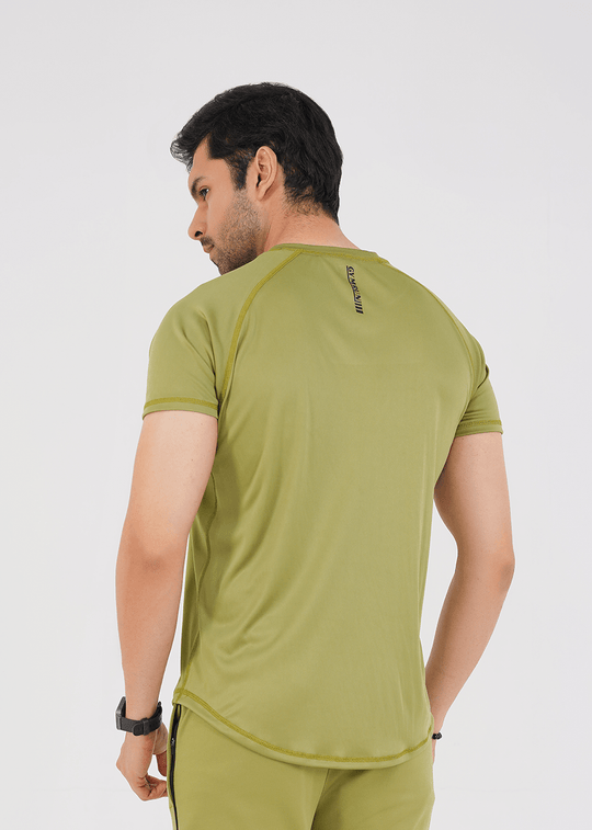 Men's Basic Performance T-Shirt - Olive Green
