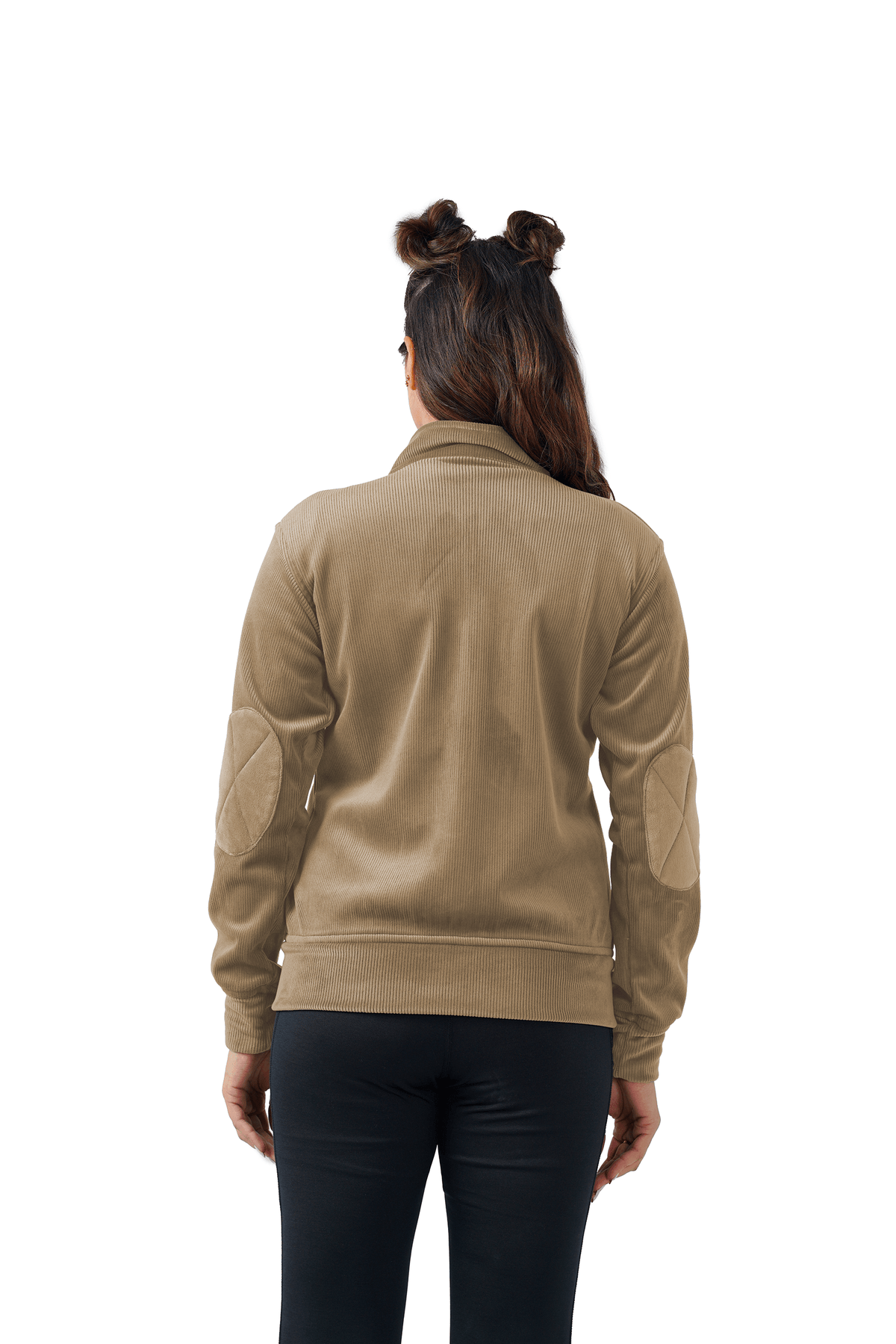 Velvet Ridge Cord Jacket - Beige