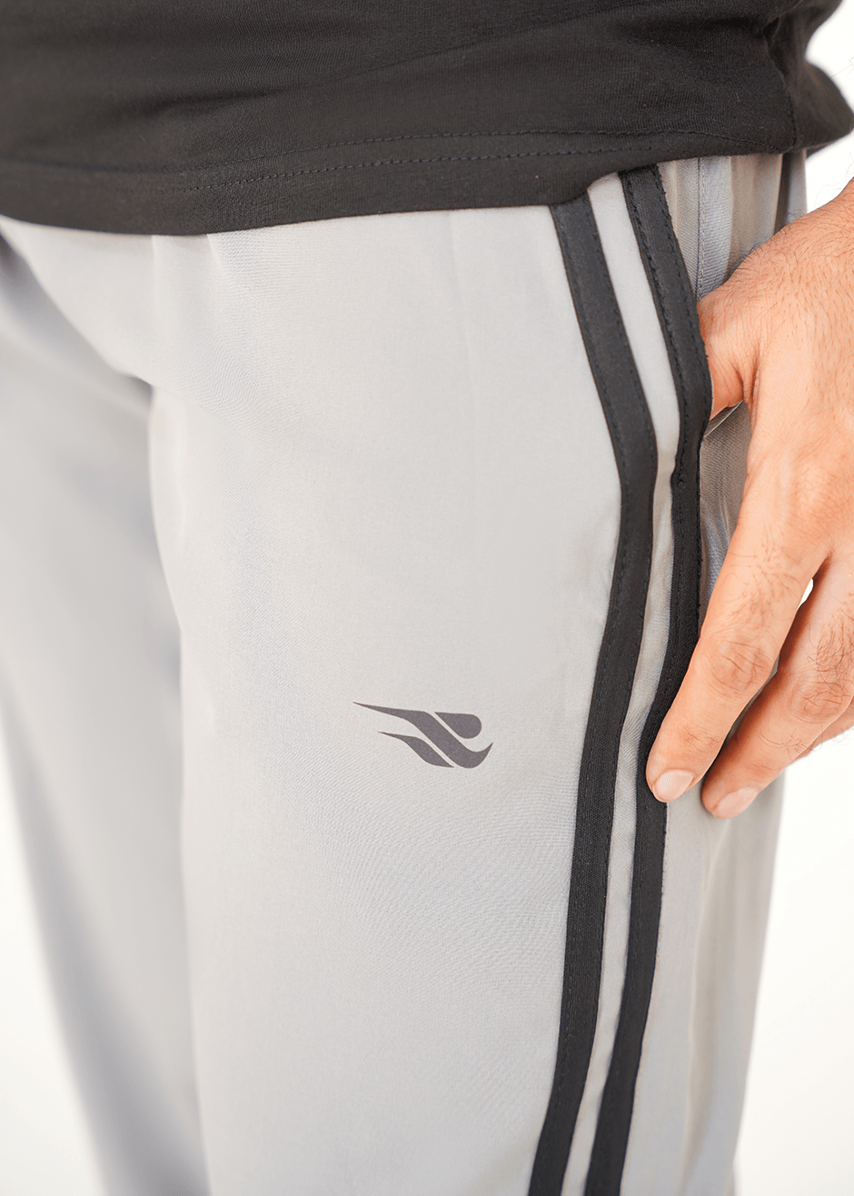 Men Velocity Stripe Trouser - Grey/Black
